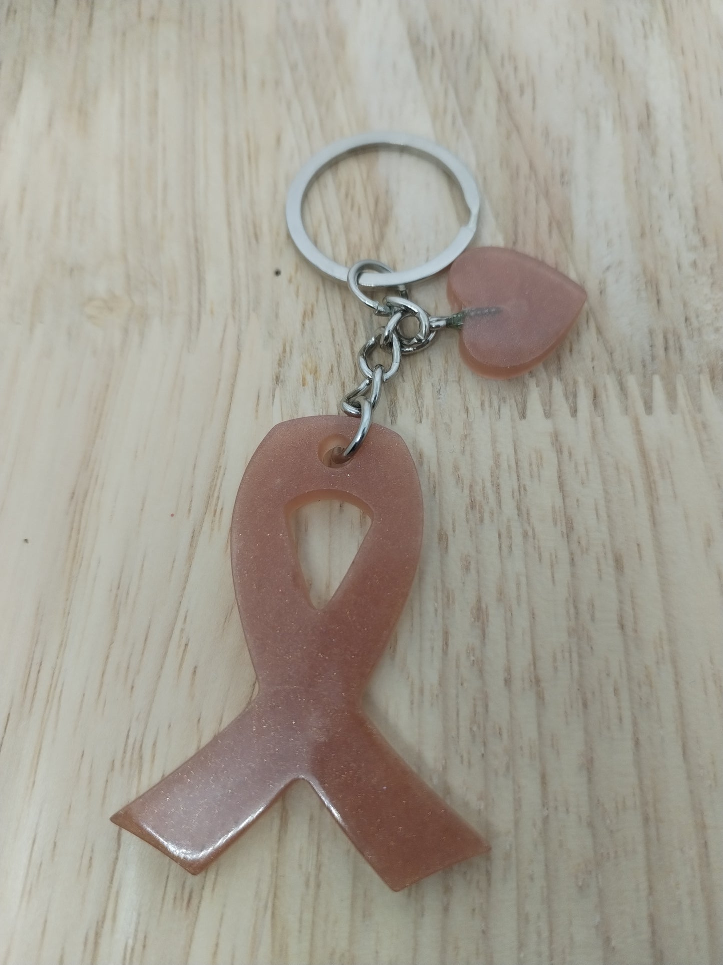 Porte clé octobre rose
