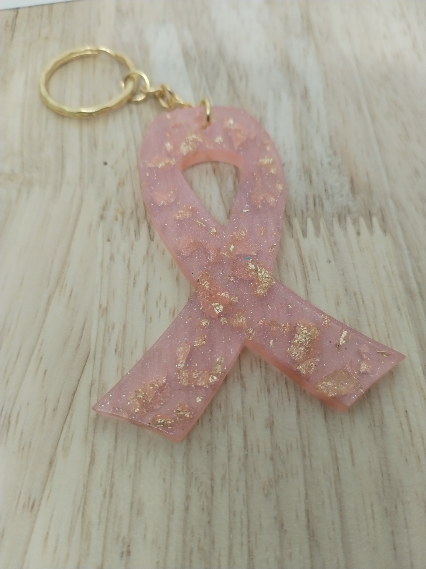 Porte clé octobre rose