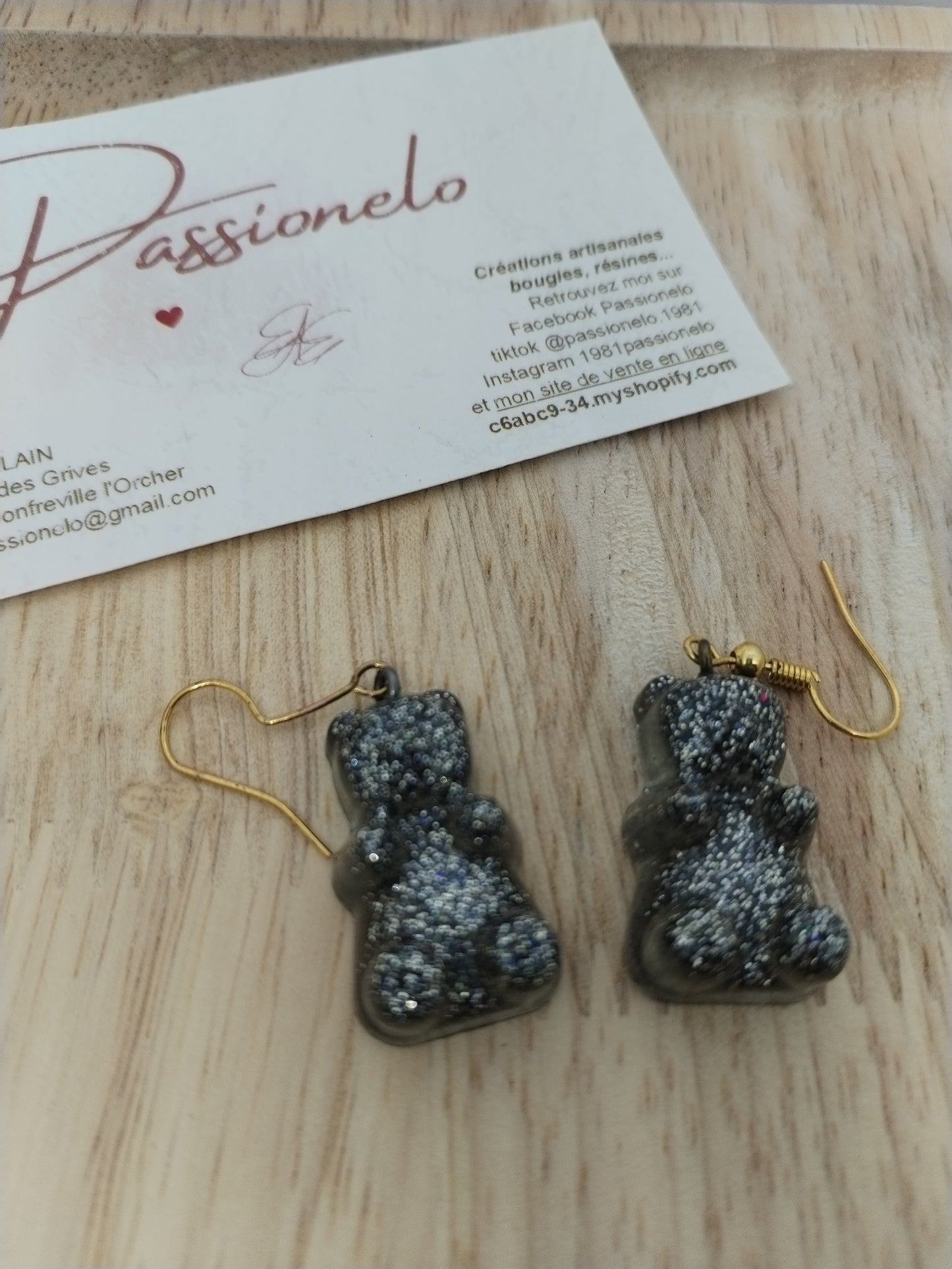 Boucles d'oreilles Oursons