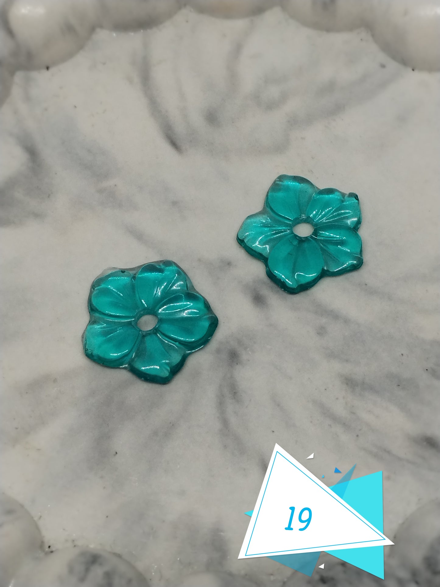 Pampilles tons bleues