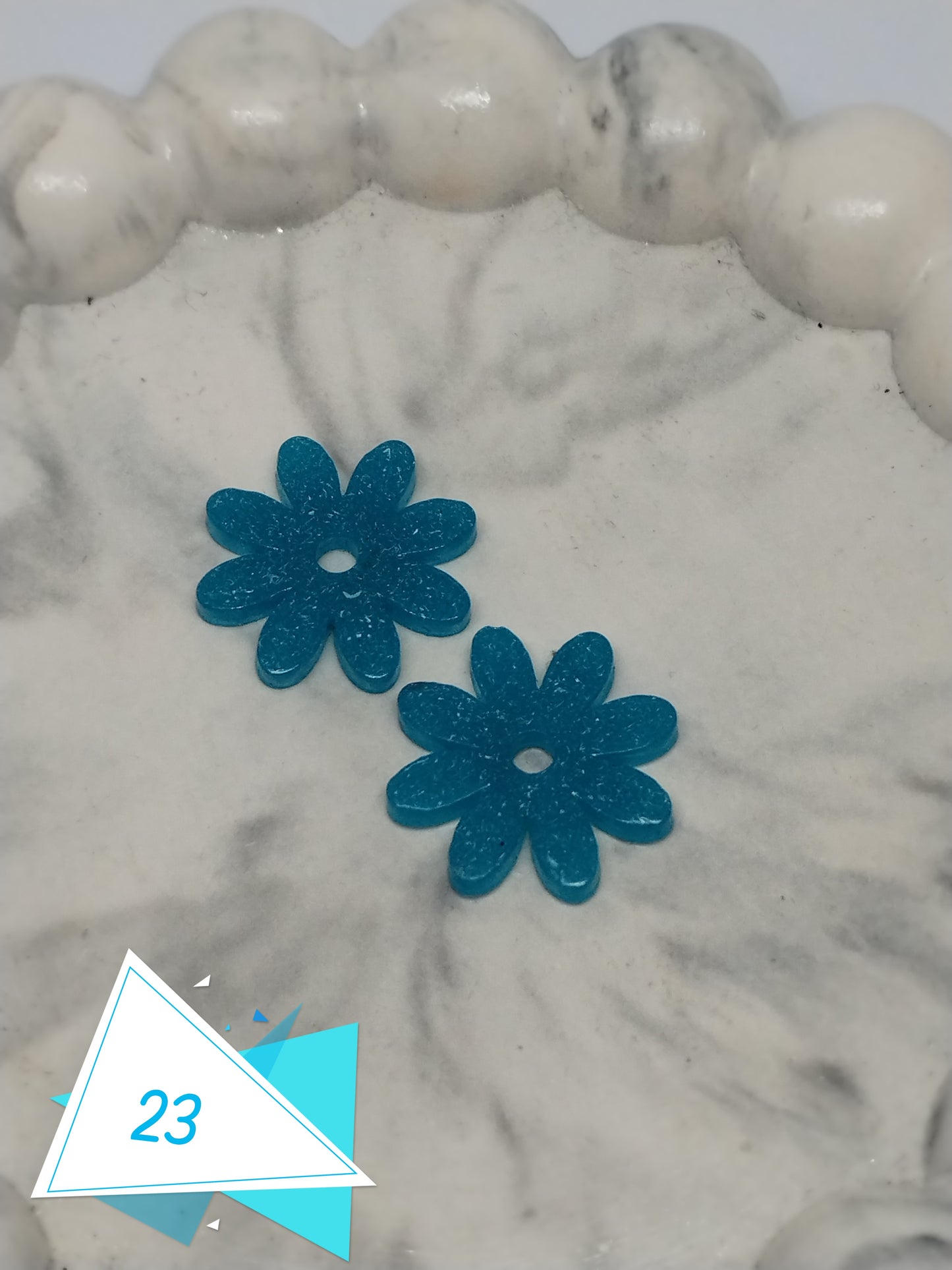 Pampilles tons bleues