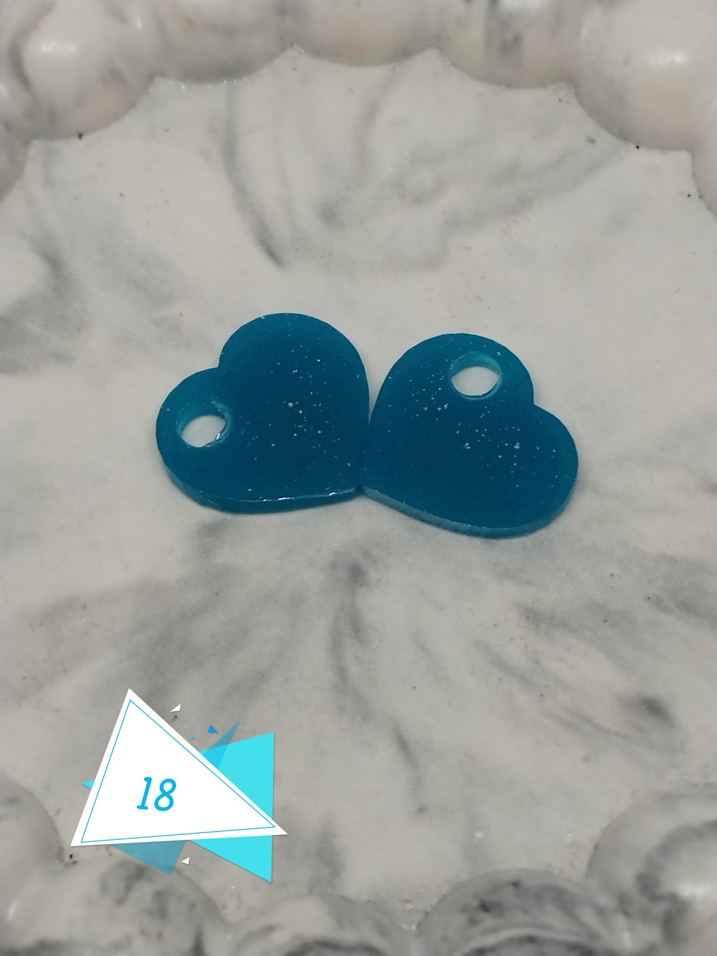 Pampilles tons bleues
