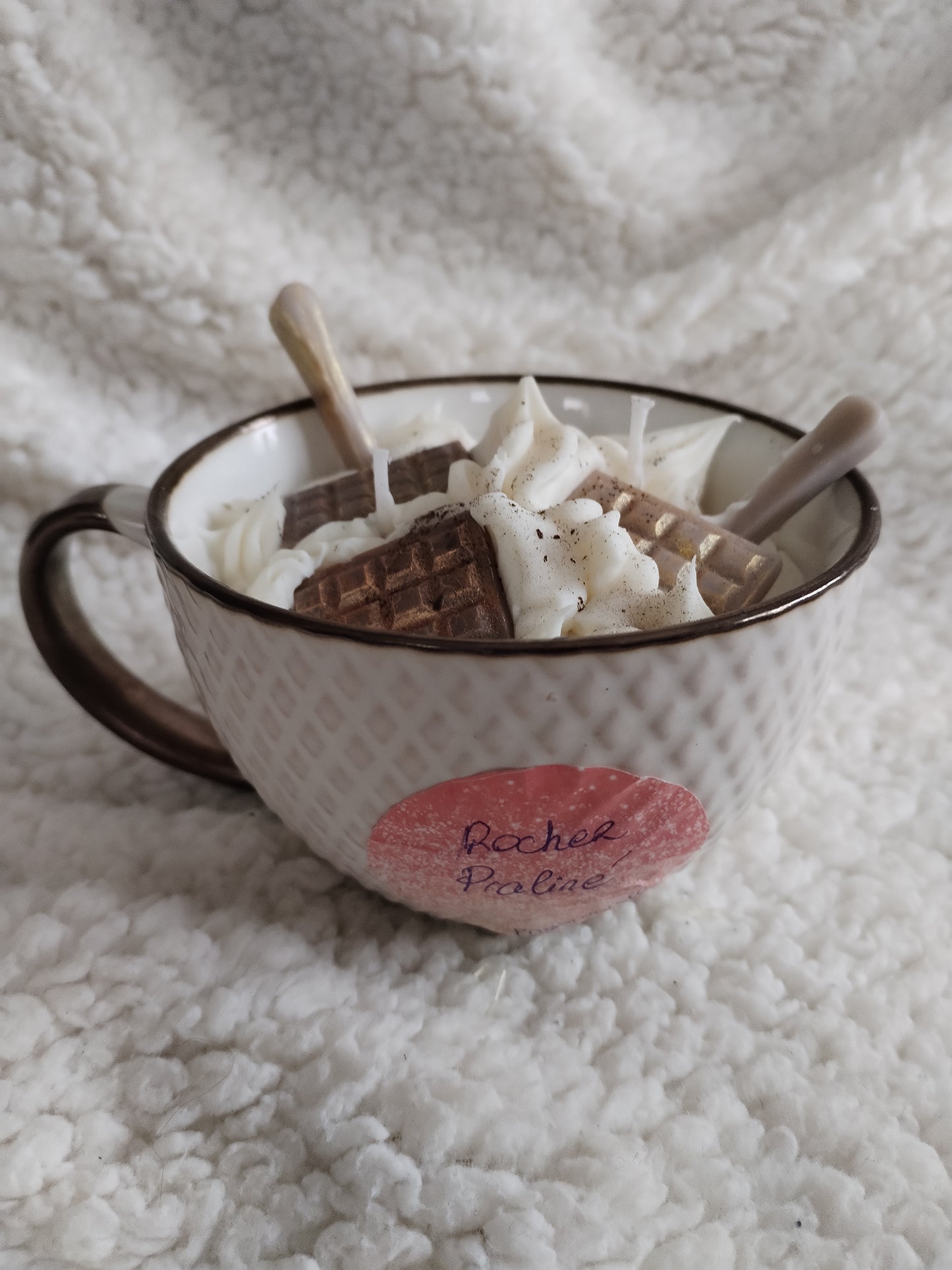 Bougie bol chantilly