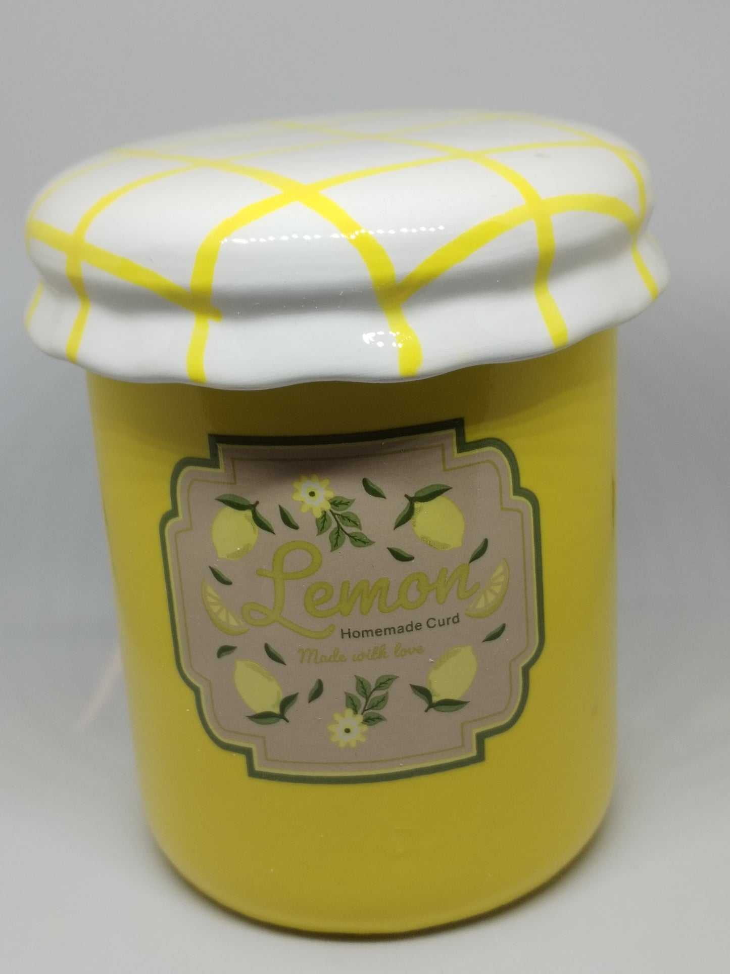 Diffuseur pot de confiture citron