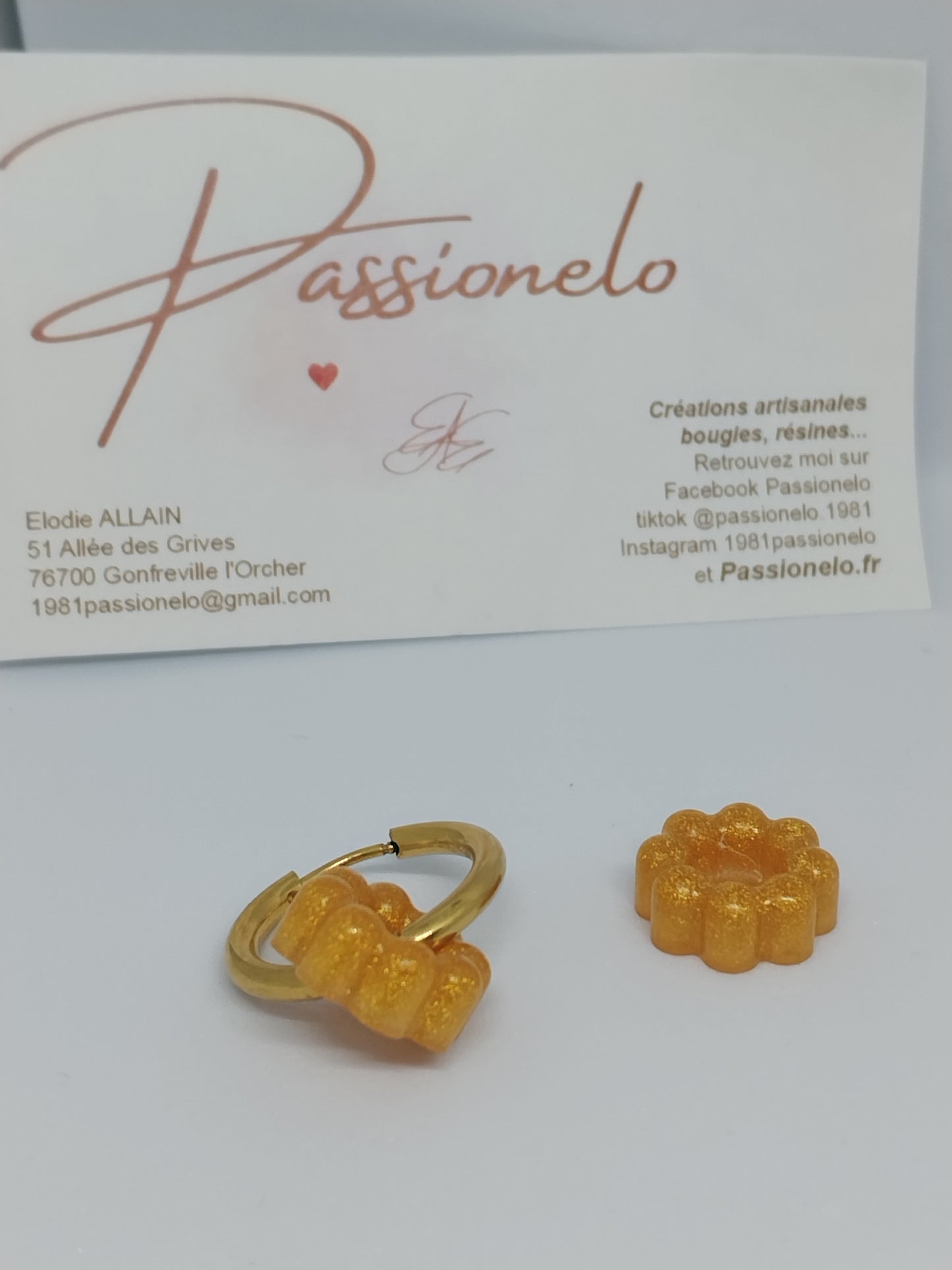 Pampille bubulle dorée