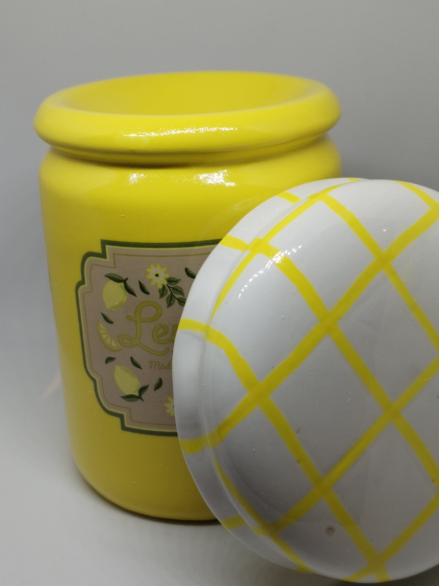 Diffuseur pot de confiture citron